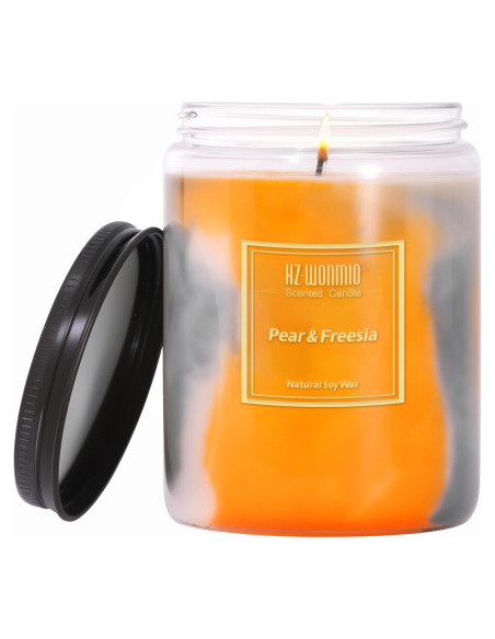 Vela Aromática HZ-WONMIO Fresia y Pera 270g - 80 Horas Vela Aromática HZ-WONMIO Fresia y Pera 270g - 80 Horas