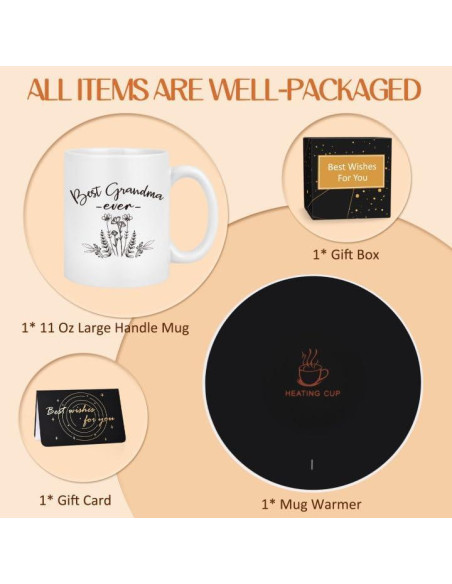 Taza Blanca LiqCool 11 Oz con Posavasos Calentador Inteligente Taza Blanca LiqCool 11 Oz con Posavasos Calentador Inteligente
