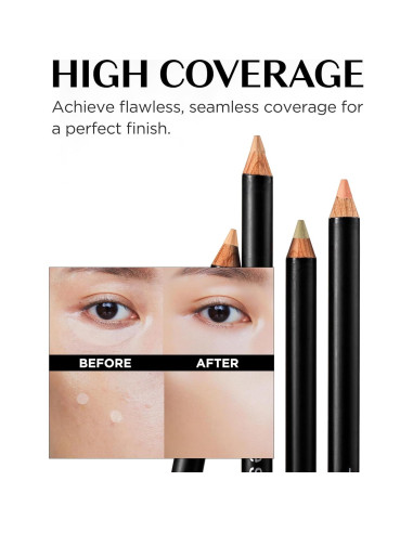 Lápiz Corrector The SAEM 2g Beige Hielo - Cobertura Perfecta