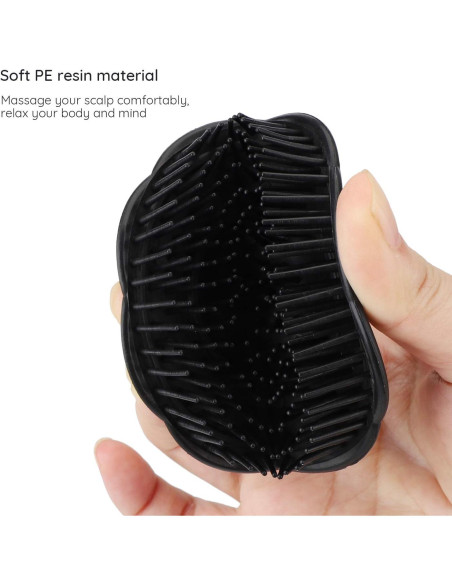 Cepillo de Masaje para Cuero Cabelludo Segbeauty 2 Pcs - Negro Cepillo de Masaje para Cuero Cabelludo Segbeauty 2 Pcs - Negro