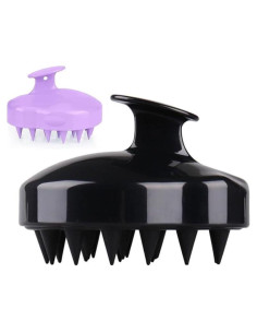 Masajeador de cuero cabelludo de silicona CHINA - Paquete de 2