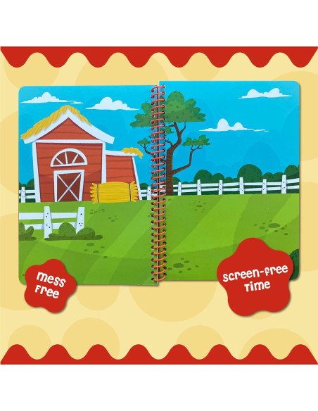 Stick4Ever Libro de Stickers de Gel DINO MINI - Granja 50 Piezas Stick4Ever Libro de Stickers de Gel DINO MINI - Granja 50 Piezas