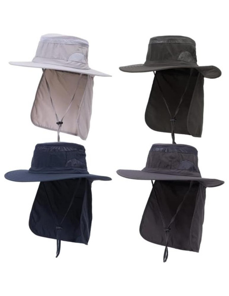 Sombrero de Protección Solar UV 50+ Unisex con Solapa para Cuello Sombrero de Protección Solar UV 50+ Unisex con Solapa para Cuello