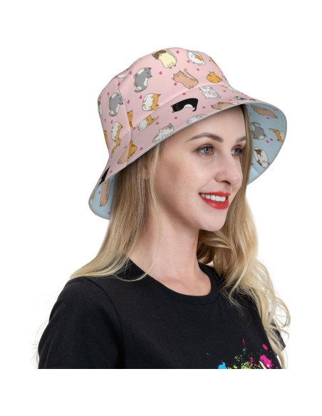 Sombrero de Cubo Reversible Unisex JGSSG - Verano Plegable Sombrero de Cubo Reversible Unisex JGSSG - Verano Plegable