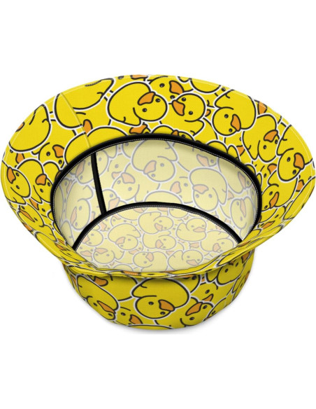 Sombrero de Cubo Plegable UV Pato Divertido para Mujeres y Hombres Sombrero de Cubo Plegable UV Pato Divertido para Mujeres y Hombres