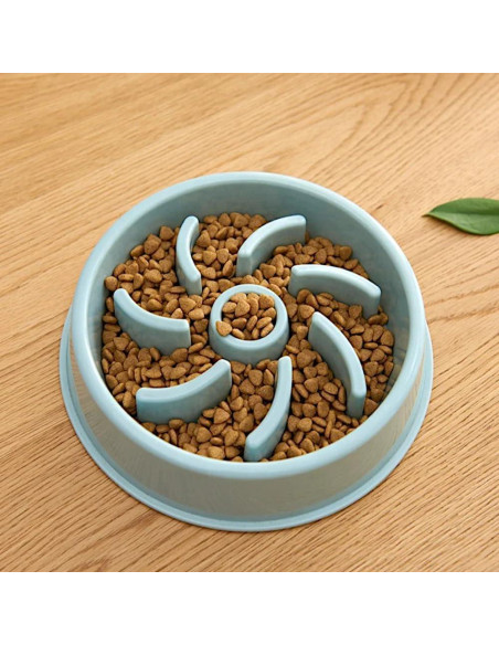 Tazón de Comida para Perros PetBox Azul con Alimentación Lenta Tazón de Comida para Perros PetBox Azul con Alimentación Lenta