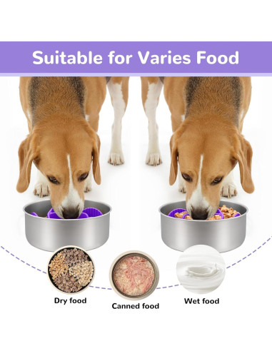 Inserto de Alimentación Lenta MateeyLife para Perros 14-18.3 cm