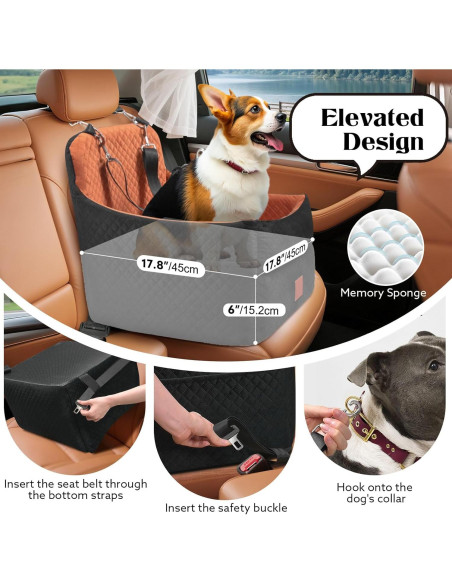Asiento Elevador para Perros GracePals Mediano Negro/Marrón Asiento Elevador para Perros GracePals Mediano Negro/Marrón