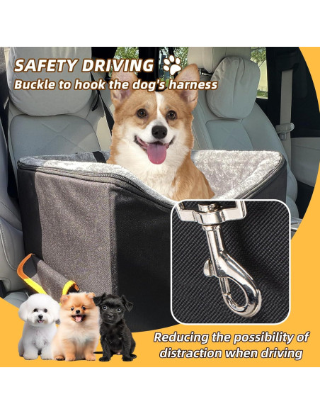 Asiento Elevado para Perros JJRING 40.6x38.1x33cm Negro Asiento Elevado para Perros JJRING 40.6x38.1x33cm Negro
