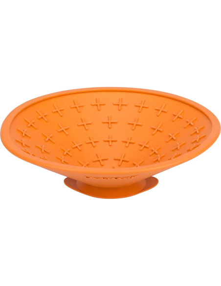 LICKIMAT Splash Cuenco Lento Naranja 18.8cm para Perros LICKIMAT Splash Cuenco Lento Naranja 18.8cm para Perros