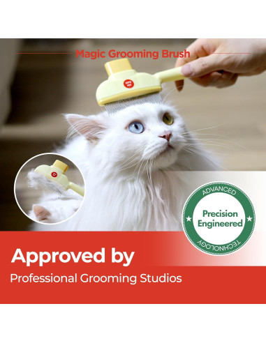 Cepillo Mágico JAYU PET para Gatos y Perros - Autolimpieza