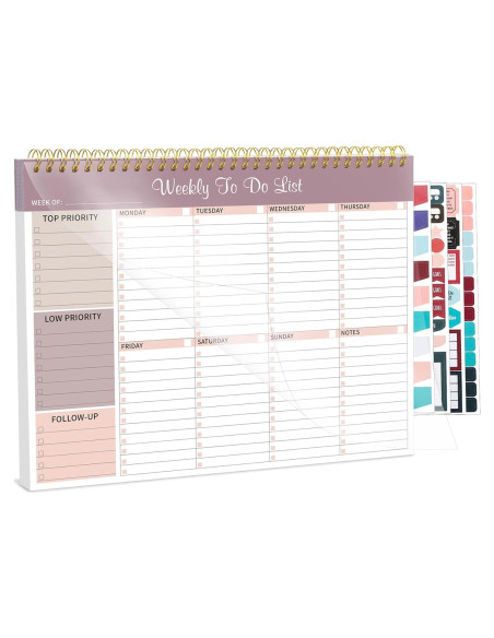 Planificador Semanal Thboxes Lila 21.6x27.9cm 52 Hojas Planificador Semanal Thboxes Lila 21.6x27.9cm 52 Hojas