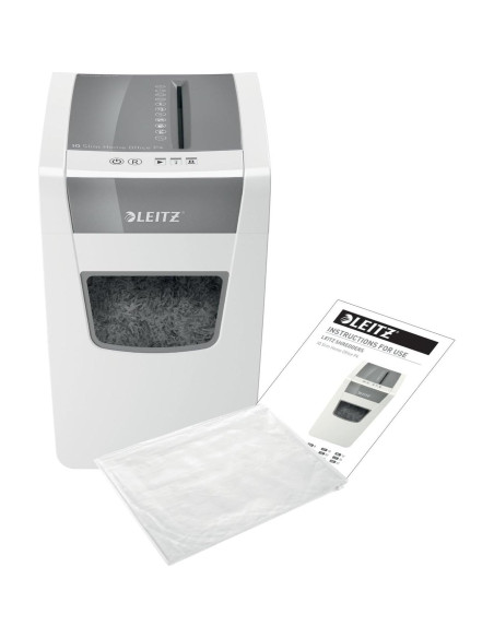 Destructora de papel Leitz IQ Slim, corte en cruz, 10 hojas, 22.7L Destructora de papel Leitz IQ Slim, corte en cruz, 10 hojas, 22.7L