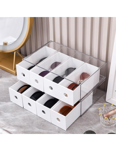 Organizador de Cables Yesesion 2 Pack Blanco con 40 Sujetacables Organizador de Cables Yesesion 2 Pack Blanco con 40 Sujetacables