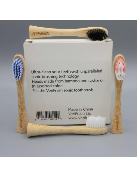 Cabezas de Repuesto Cepillo de Dientes Bambú VeriFresh - 4 Unidades Cabezas de Repuesto Cepillo de Dientes Bambú VeriFresh - 4 Unidades
