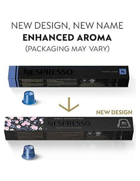 Cápsulas de Café Nespresso Original 50 Unidades Tostado Suave Cápsulas de Café Nespresso Original 50 Unidades Tostado Suave