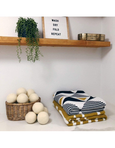 Bolas de Secado de Lana Mili Felt - 6 Unidades Ecológicas 100% Lana