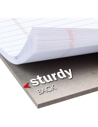 Bloc de Notas KAISA Legal Pad 21.6x27.9 cm 12 Pads Canario