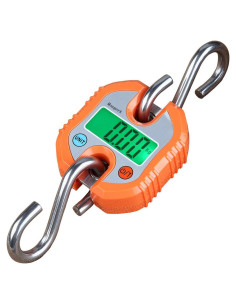 Báscula Colgante Digital Mougerk 150 kg Naranja Portátil