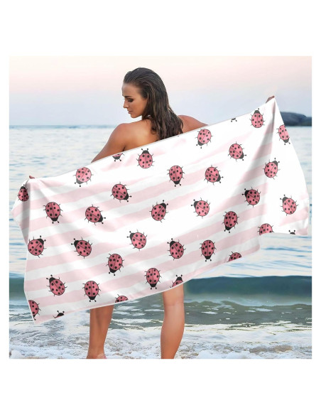 Toalla de Playa KJIZMO Microfibra 76x152cm Secado Rápido Toalla de Playa KJIZMO Microfibra 76x152cm Secado Rápido