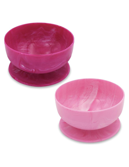 Cuencos de Silicona ChooMee para Bebés 4 oz 2 Piezas Rosa Cuencos de Silicona ChooMee para Bebés 4 oz 2 Piezas Rosa