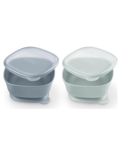 Tazones de Succión NUK por Naturaleza 2 Unidades Libre de BPA