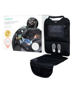 Organizador de Asiento de Coche Lulyboo Negro 22.86x50.8 cm