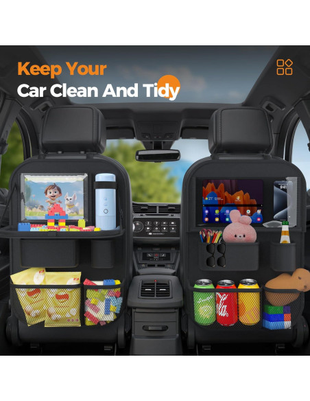 Organizador de Asiento Trasero Prcivr - Protector Multifuncional Organizador de Asiento Trasero Prcivr - Protector Multifuncional
