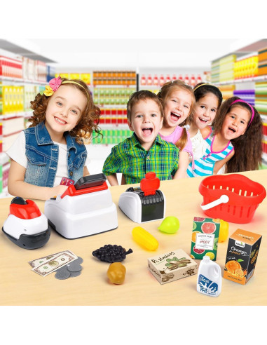 Cajero Infantil Bettina con Escáner y Accesorios - Juguete Educativo