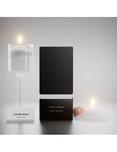 Kit de Velas DIY GrusoSP con Tazón de Madera y 30 Mechas
