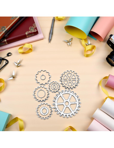 Troqueles de Corte Steampunk Fansoftiks para Scrapbooking