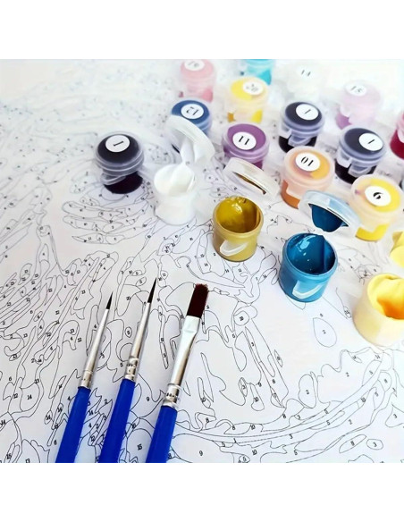 Kit de Pintura por Números GEMFAMILY 40.64x40.64 cm Acrílica Kit de Pintura por Números GEMFAMILY 40.64x40.64 cm Acrílica