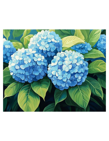Kit de Pintura por Números Natuyalo Acrílico 40.64x50.8cm Flores Kit de Pintura por Números Natuyalo Acrílico 40.64x50.8cm Flores