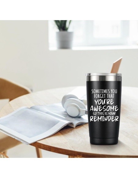 Vaso Térmico MASGALACC 20oz Negro Motivacional Vaso Térmico MASGALACC 20oz Negro Motivacional