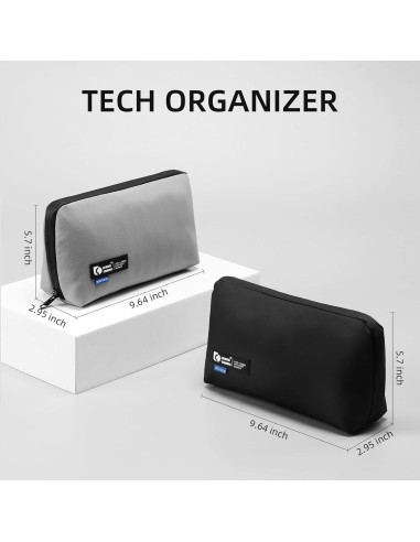 Bolsa Organizador Electrónica Right Away Impermeable Negro