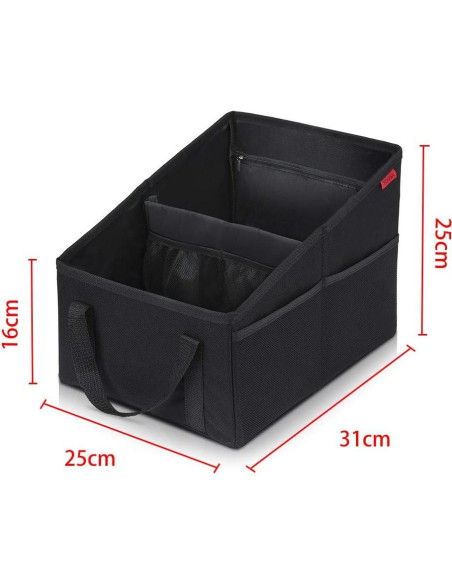 Organizador de Asiento de Coche YOOFAN Plegable con 4 Portavasos Organizador de Asiento de Coche YOOFAN Plegable con 4 Portavasos