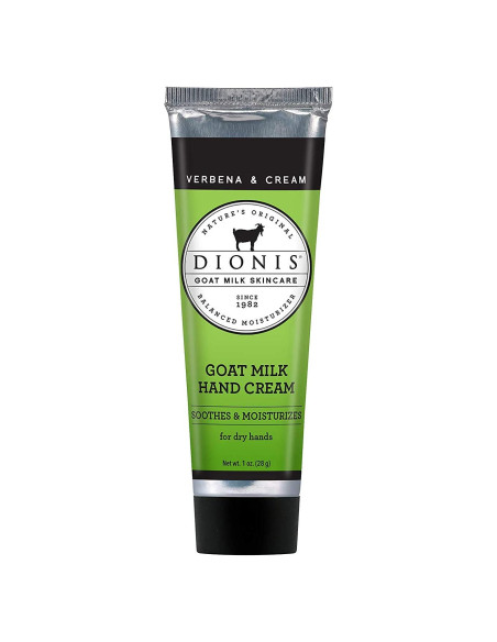 Crema de Manos Dionis con Leche de Cabra y Verbena 28.35 g Crema de Manos Dionis con Leche de Cabra y Verbena 28.35 g