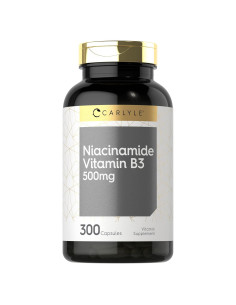 Cápsulas de Niacinamida Carlyle 500mg | Suplemento Sin Gluten