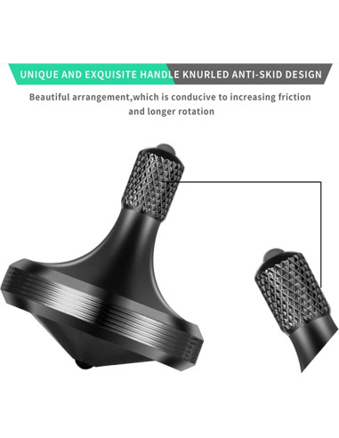 Trompo de Metal CHEETOP Acero Inoxidable Giro 8 Minutos