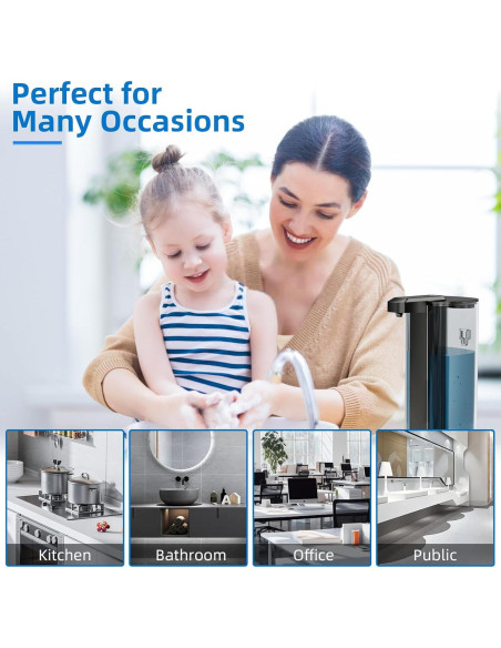 Dispensador Automático de Jabón Líquido TODINIO 500ml Sin Contacto Dispensador Automático de Jabón Líquido TODINIO 500ml Sin Contacto