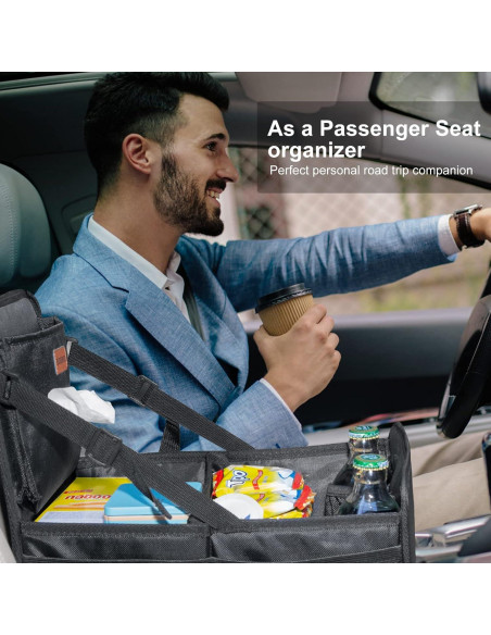 Organizador de Coche SLOGENTO Asiento Trasero Negro 30x25cm Organizador de Coche SLOGENTO Asiento Trasero Negro 30x25cm