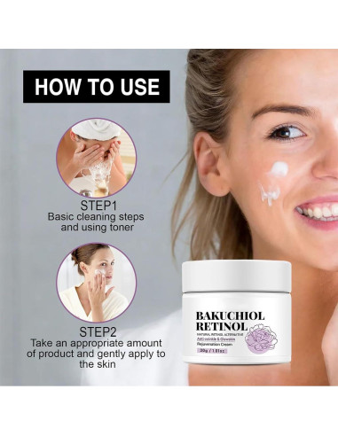 Set de Suero y Crema Facial SOUG con Retinol y Bakuchiol 2PCS