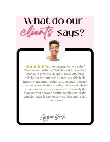 Juego de 2 Esponjas de Baño Exfoliantes Pink Revival - Negro y Rosa