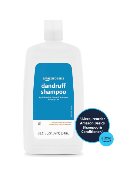 Champú Anticaspa Amazon Basics 0.83L para Cabello Normal a Graso Champú Anticaspa Amazon Basics 0.83L para Cabello Normal a Graso