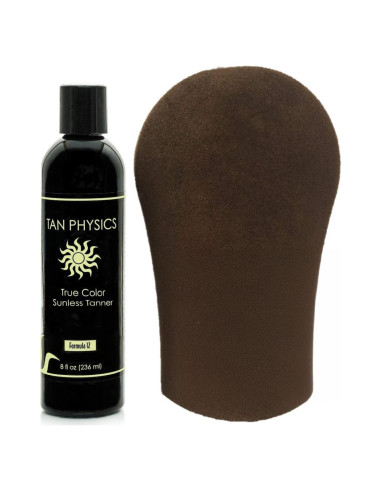 Loción Autobronceadora Tan Physics 236ml con Mitón - Bronceado Natural Sin Rayas