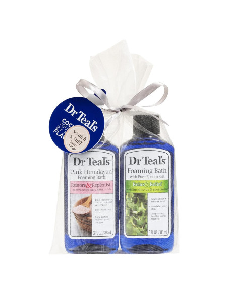 Combo de Baño Espumoso Dr Teal's 177 ml: Sal del Himalaya y Eucalipto Combo de Baño Espumoso Dr Teal's 177 ml: Sal del Himalaya y Eucalipto