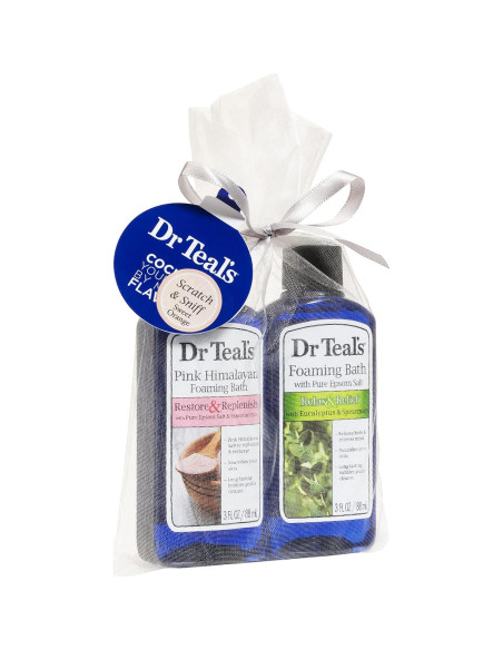 Combo de Baño Espumoso Dr Teal's 177 ml: Sal del Himalaya y Eucalipto Combo de Baño Espumoso Dr Teal's 177 ml: Sal del Himalaya y Eucalipto