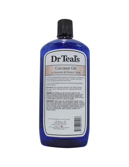 Conjunto de Baño Espumoso Dr. Teal's Aceite de Coco 3024 ml Conjunto de Baño Espumoso Dr. Teal's Aceite de Coco 3024 ml
