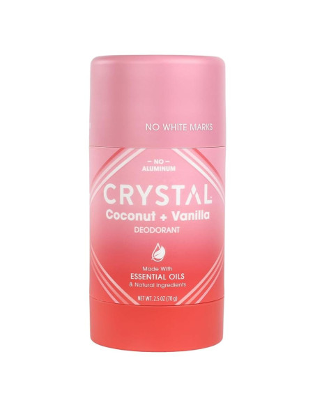Desodorante Natural en Barra Cristal 70.87 g Coco + Vainilla Desodorante Natural en Barra Cristal 70.87 g Coco + Vainilla
