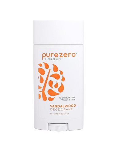 Desodorante Purezero Sándalo 115g Libre de Aluminio y Parabenos